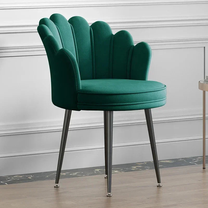 Nordic Female Anchor Chair Rotatable Home Office Chair Lovely Pink Bedroom Desk Chair with Adjustable Lift Stylish Furniture