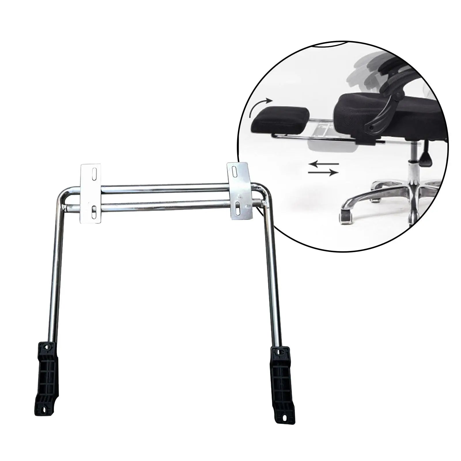 Plating Office Chair Pedal Stable Foot Pad under Desk Footrest for Mesh Chair Accessories