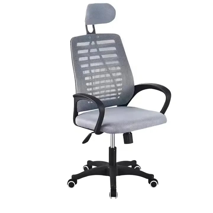 Modern Style Ergonomic Computer Chair Foldable Mesh for Space Saving for Small Home Office Apartments Revolving Leather Foam