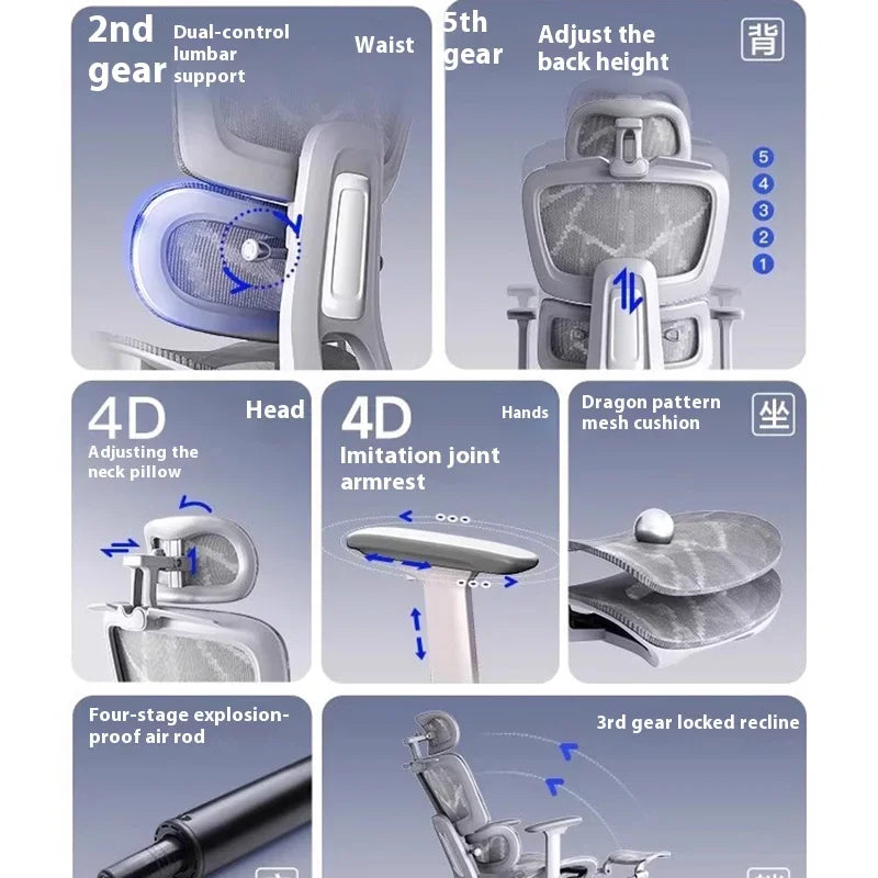 Baby Eating Chair Folding Height Adjustable Chair Office Long Chairs Living Room Chaises De Bureau Mesa Gamer Miravia Offers