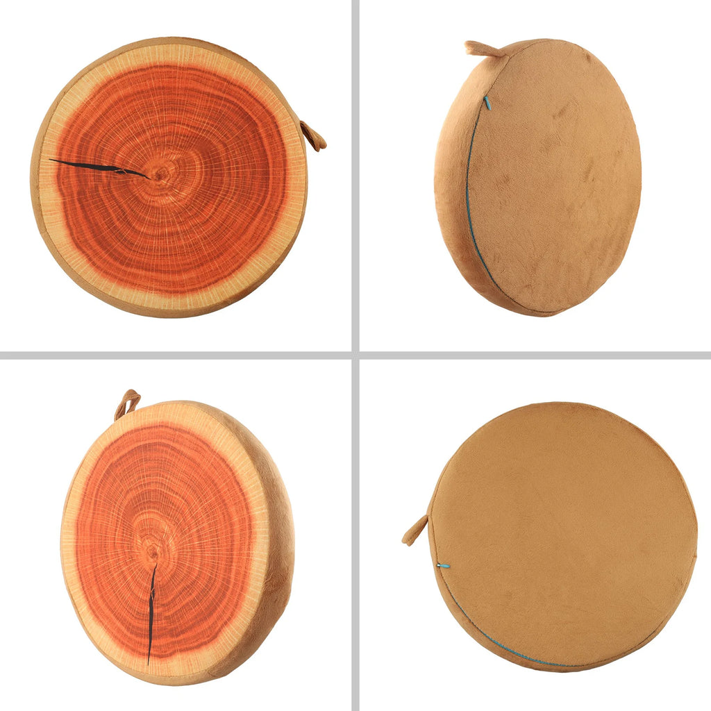 Cartoon Fruits Print Round Bar Chair Cushion Cover Anti-Slip Seat Cushion Slipcover Soft Stool Cushion Covers Slipcover