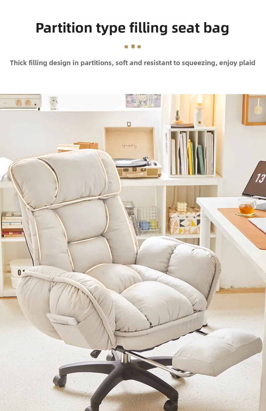 Computer Chair,bedroom,lazy Leisure Chair,comfortable Sitting Chair,office Chairs,backrest That Can Be Reclined,e-sports Chairs