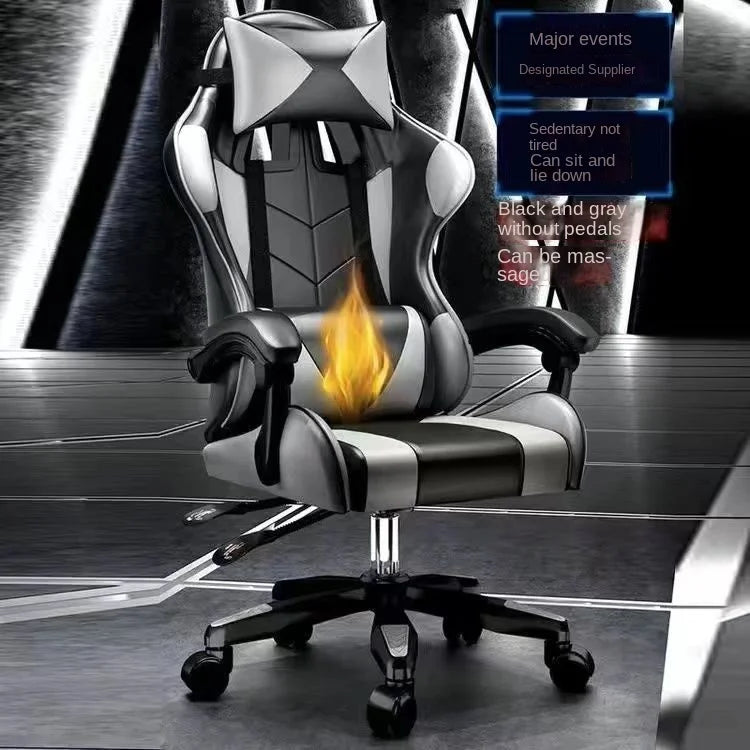Warming E-sports Chair Office Computer Long Sitting Lounge Chair Dormitory Swivel Chair Playing Games Internet Cafe Anchor New