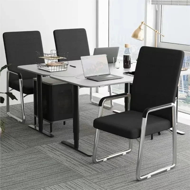 Office Chair Computer Chair, Comfortable Home Sitting Bow Chair,Student Dormitory Backrest Conference Staff Chair