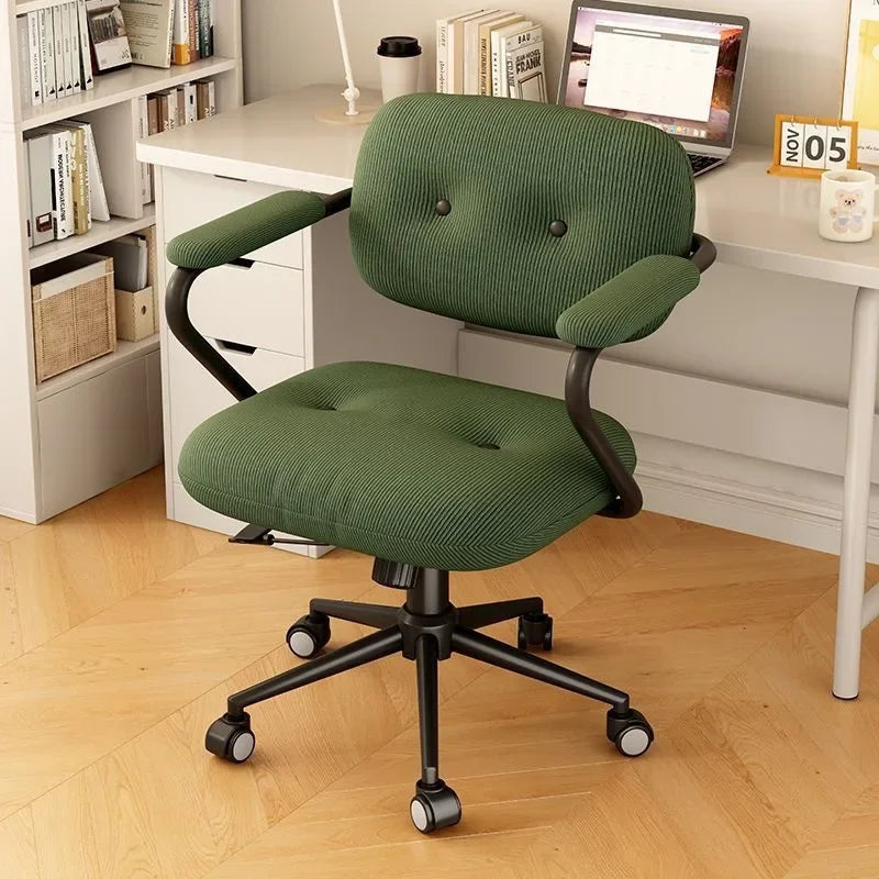 Chair Home Comfortable Sedentary Study Office Chair Bedroom Light Luxury Makeup Chair Simple Lifting Desk Computer Chair