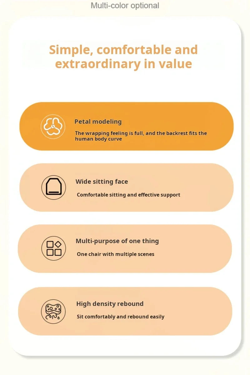 Nordic Lamb wool living room chairs INS luxury swivel soft Armchair bedroom reading makeup vanity Backrest Stool home furniture