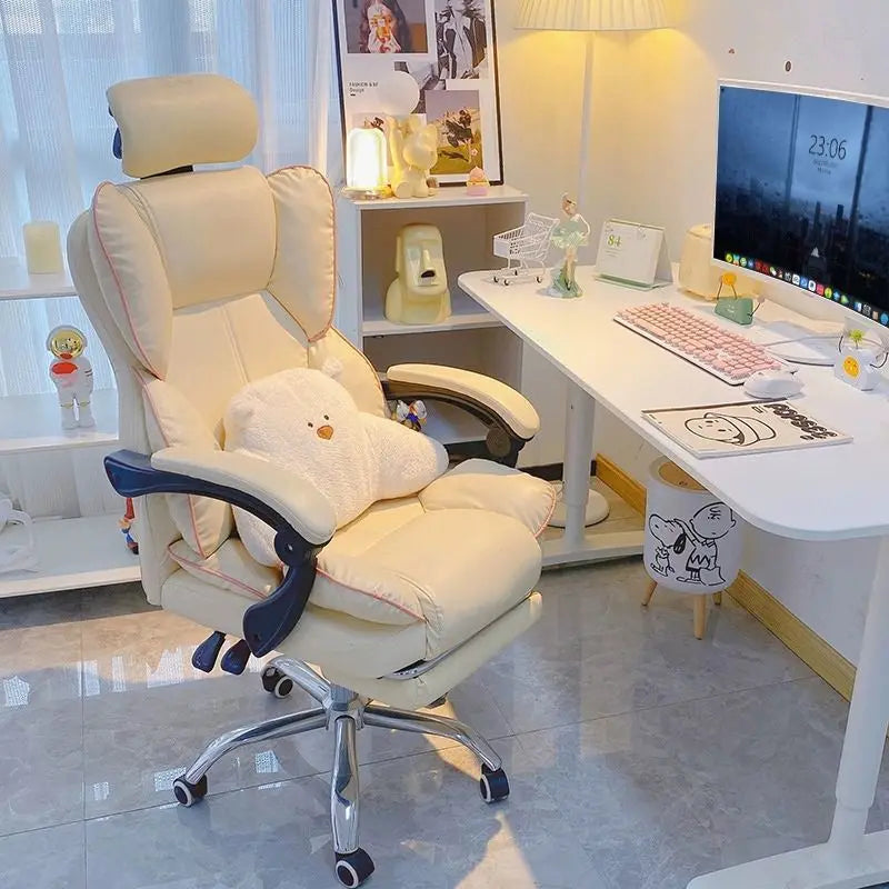 Ergonomic Gaming Chair Office Chair Adjustable Backrest Headrest Sedentary Not Tired Chaise Bureau Household Office Supplies