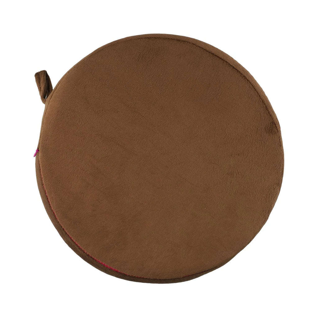 Cartoon Fruits Print Round Bar Chair Cushion Cover Anti-Slip Seat Cushion Slipcover Soft Stool Cushion Covers Slipcover