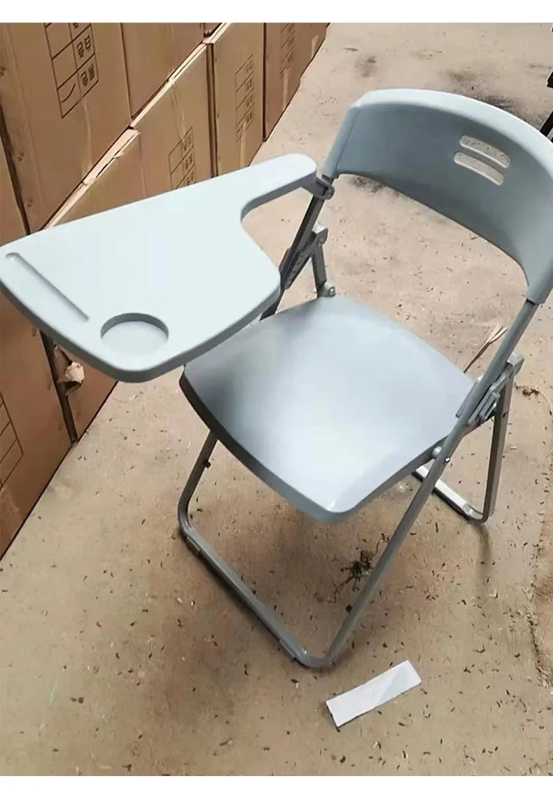 H2O Training Chair Meeting Learning Writing Chair Integrated Training Chair With Writing Board Folding Training Chair Hot New
