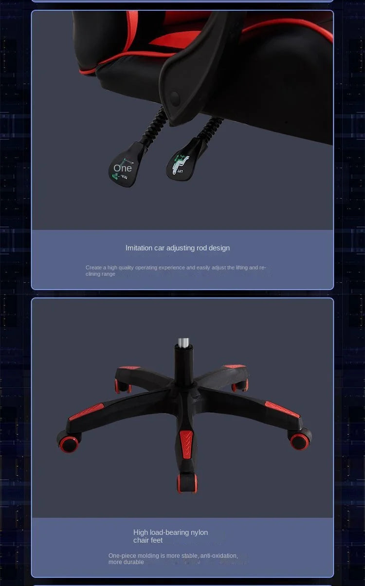 Warming E-sports Chair Office Computer Long Sitting Lounge Chair Dormitory Swivel Chair Playing Games Internet Cafe Anchor New