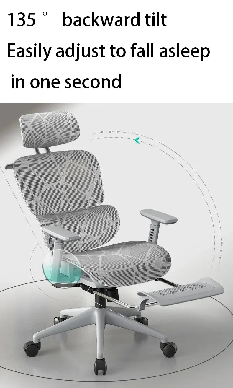 Electronic Gaming Computer Chair Adjustable Ergonomic Seat Back Support, Free Delivery Sedia Office Chair Wheelchair Furniture