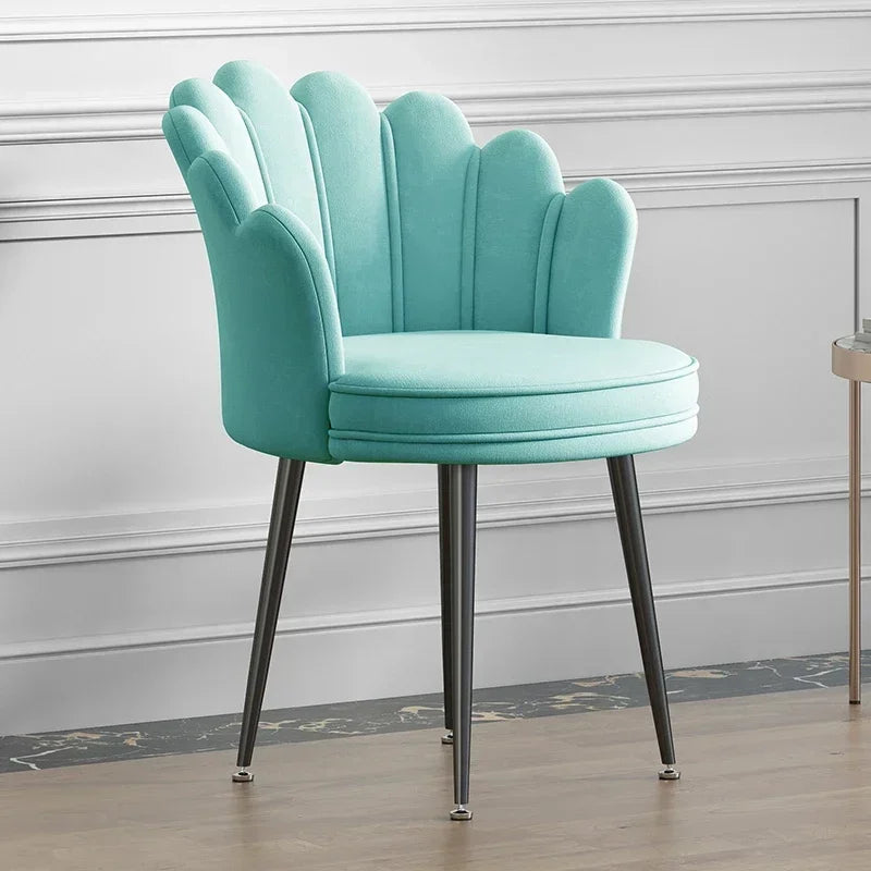 Nordic Female Anchor Chair Rotatable Home Office Chair Lovely Pink Bedroom Desk Chair with Adjustable Lift Stylish Furniture