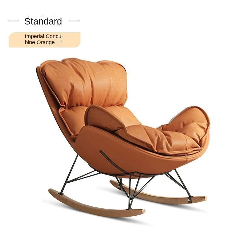 Light Luxury Leisure Style Rocking Lounge Chair Can Be Used For Balcony Rocking Chair Living Room Single Casual Lazy Sofa New
