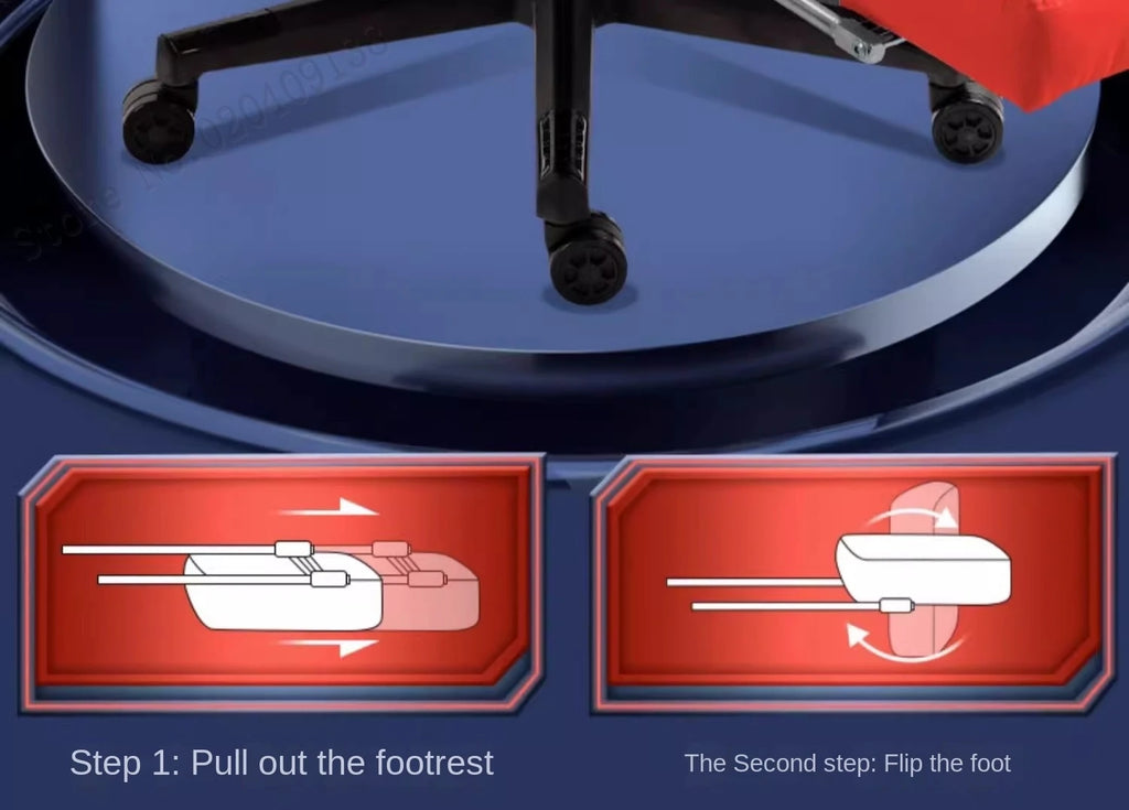 Red helium Star Gaming Chair Boys Home Office Computer Chair Ergonomic Chair Swivel Lift Adjustable Backrest Chaise Gaming