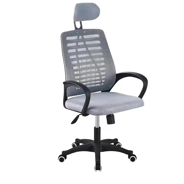 Modern Style Ergonomic Computer Chair Foldable Mesh for Space Saving for Small Home Office Apartments Revolving Leather Foam