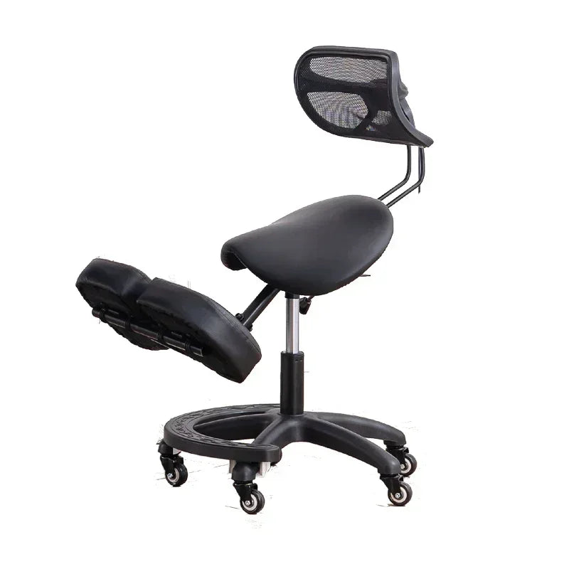 Ergonomic Kneeling Chair for Home Office Swivel Lift Student Study Stool Computer Task Chair to Improve Sitting Posture