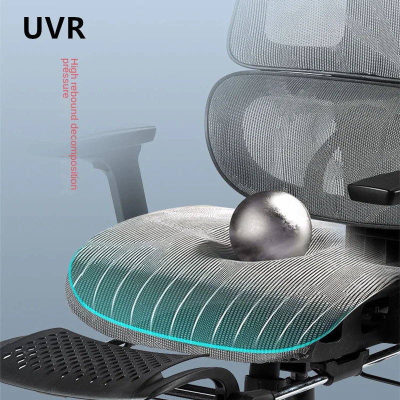 UVR New Gaming Computer Comfort Breathable Mesh Staff Ergonomic Backrest Chair Sponge Cushion Swivel Chair Home Office Chair