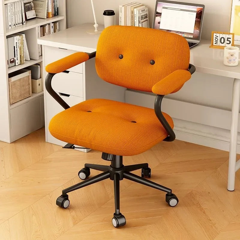 Chair Home Comfortable Sedentary Study Office Chair Bedroom Light Luxury Makeup Chair Simple Lifting Desk Computer Chair