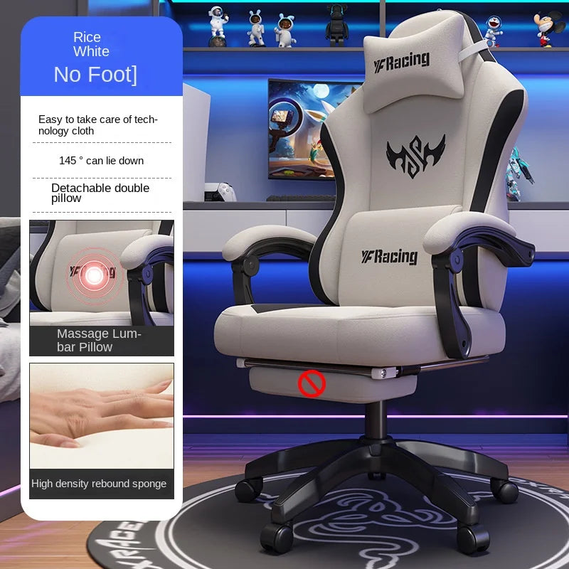 Olevo Wooden Gaming Chair Couch Computer Chair Comfortable Sedentary Reclining Office Chair Fotel Gamingowy Chaise De Bureaux