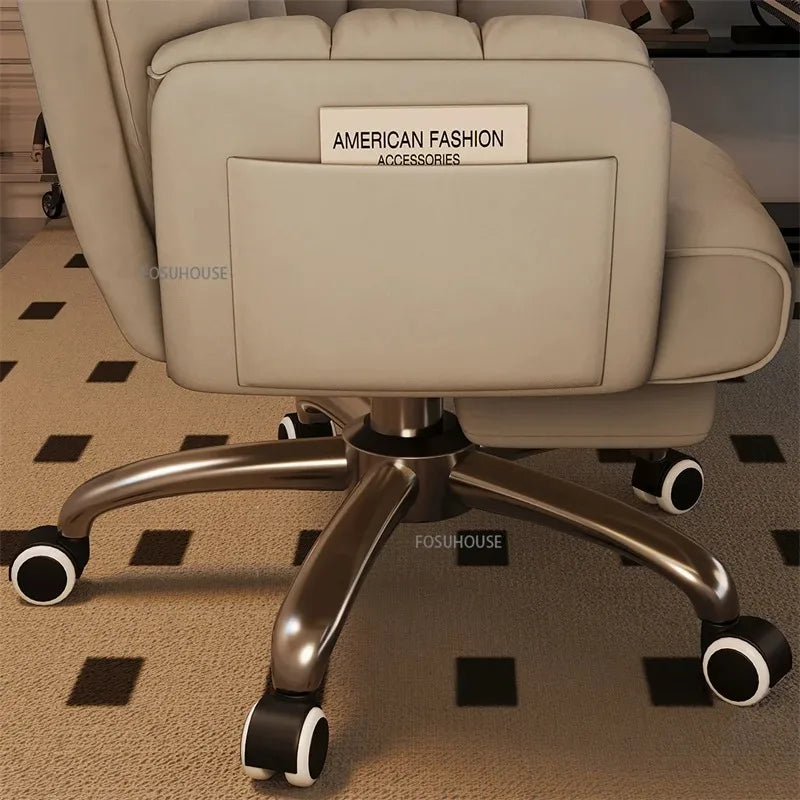 Adjustable Height Computer Chair Comfortable Ergonomic Office Chair Dormitory E-sports Gaming Chair Reclining Backrest Furniture