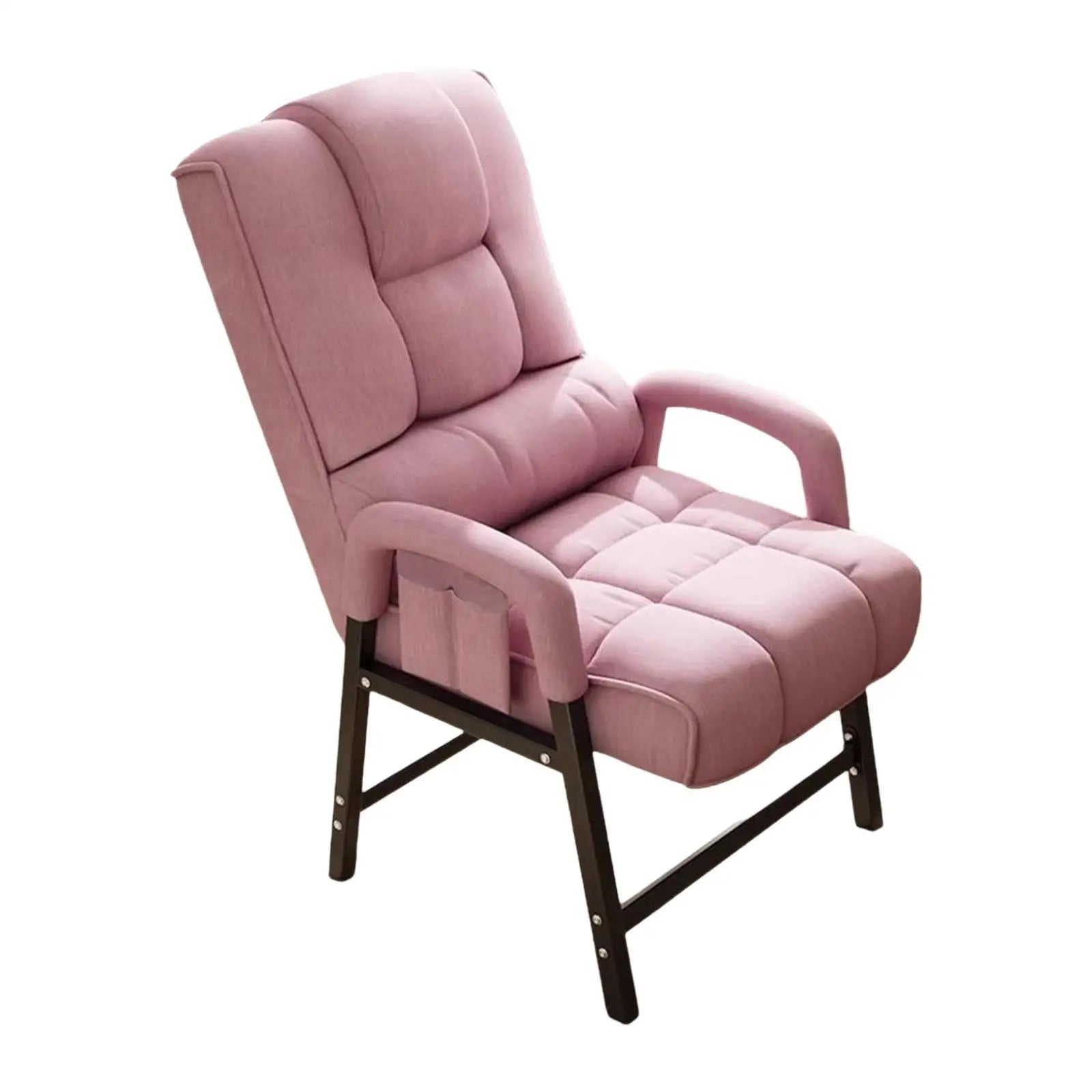 Ergonomic Reclining Chair Padded Cushion Seat High Back Metal Frame Dormitory Thickened Neck Support For Gaming Reading Chair