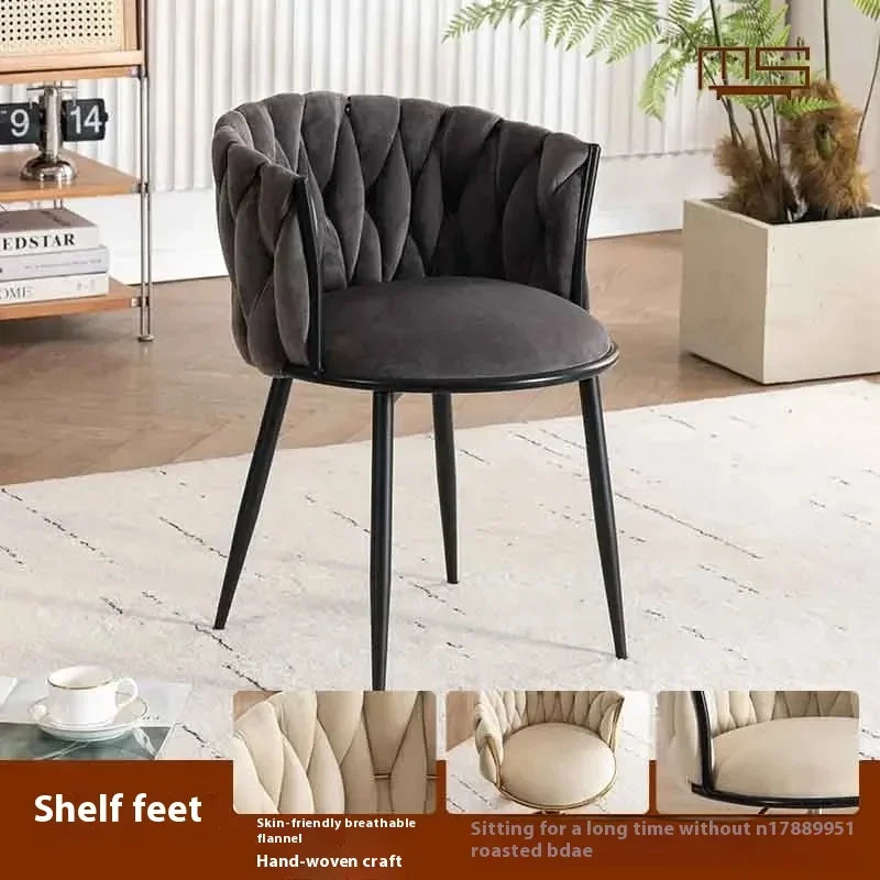 Home Girls Bedroom Makeup Chair, Comfortable for Long Periods of Time Grace Living Room Backrest Lift Swivel Chair JQM Furniture