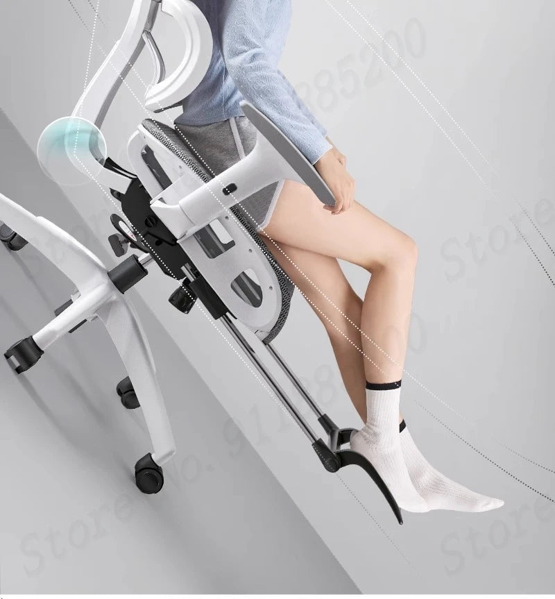 Ergonomic Computer Chair Home Office Lumbar Support Gaming chair Reclining Latex seat Breathable Mesh 4D Adjustable Armrest