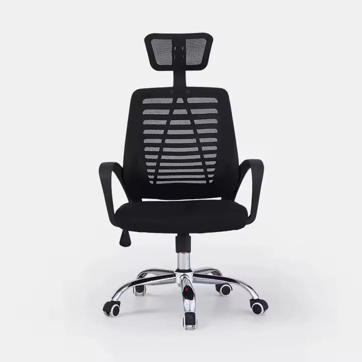 Modern Style Ergonomic Computer Chair Foldable Mesh for Space Saving for Small Home Office Apartments Revolving Leather Foam