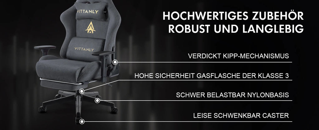 Gaming Chair Luxurious Breathable Office Chair Faux Suede Game Chair Ergonomic Gamer Chair With Footrest Headrest Lumbar Cushio