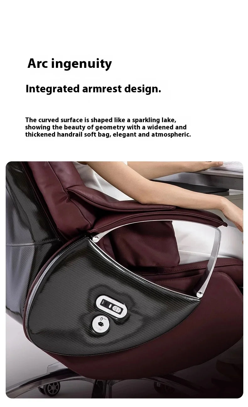 Leather Modern Office Chairs Makeup Boss Recliner Massage Computer Chair Autofull Ergonomic Silla Oficina School Furniture