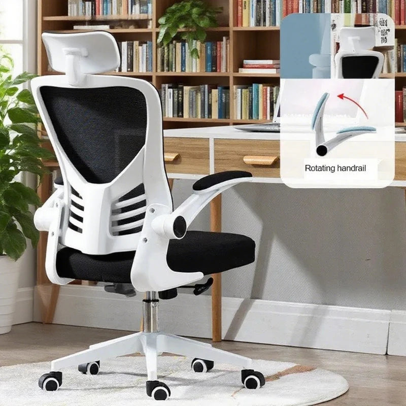 Ergonomic Office Chair Adjustable Headrest Breathable Mesh Back Multi - Angle Reclining Bureaustoel Home Office Study Gaming