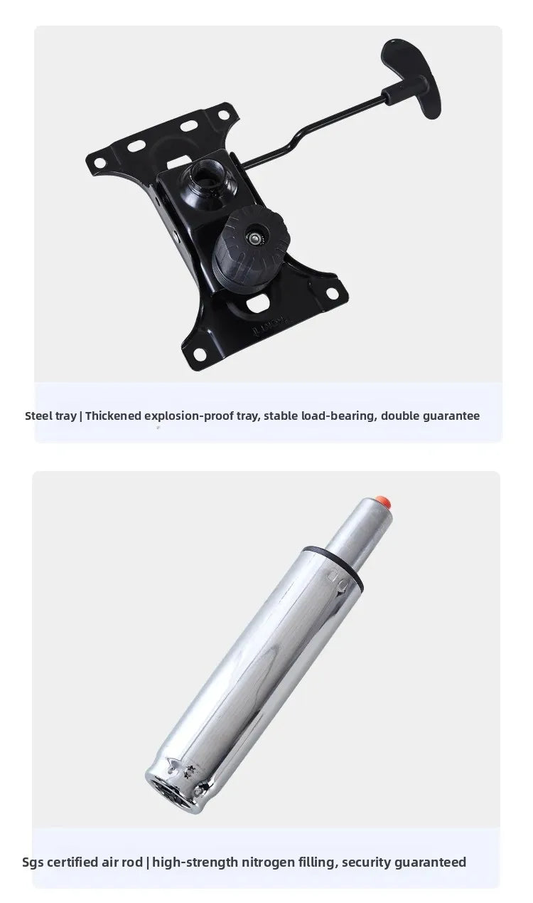 Computer Chair for Long Sitting, Adjustable Backrest Office Chair, Gaming and Study Desk Chair, Ergonomic Support for Women