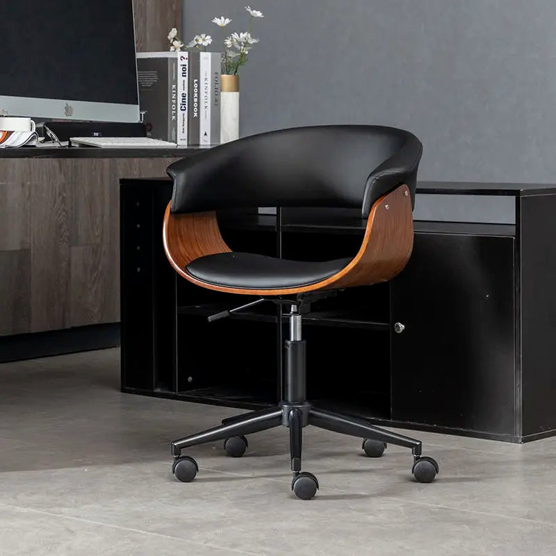 Office Computer Chair Home Comfortable Long-term Sitting Solid Wood Lift Swivel Chair Staff Office Boss Chair Study Chairs