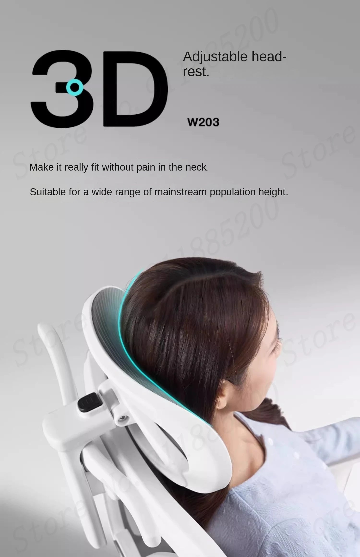 Ergonomic Computer Chair Home Office Lumbar Support Gaming chair Reclining Latex seat Breathable Mesh 4D Adjustable Armrest