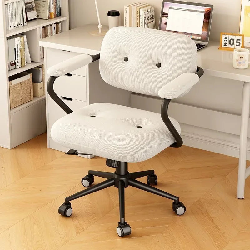 Chair Home Comfortable Sedentary Study Office Chair Bedroom Light Luxury Makeup Chair Simple Lifting Desk Computer Chair