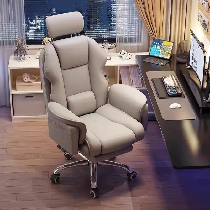 Computer Chair Comfortable and Sedentary Home Office Chair Lifting  Ergonomic  Leisure High-end E-sports