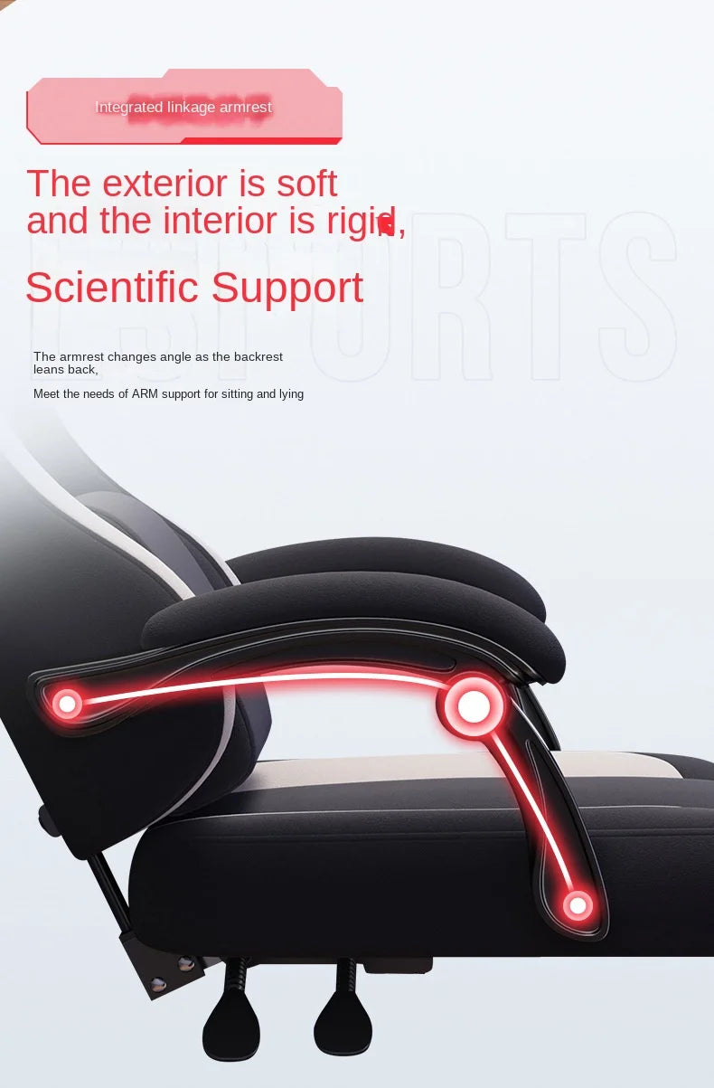 Olevo Wooden Gaming Chair Couch Computer Chair Comfortable Sedentary Reclining Office Chair Fotel Gamingowy Chaise De Bureaux