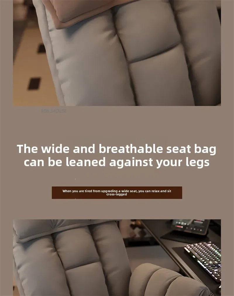 Adjustable Height Computer Chair Comfortable Ergonomic Office Chair Dormitory E-sports Gaming Chair Reclining Backrest Furniture