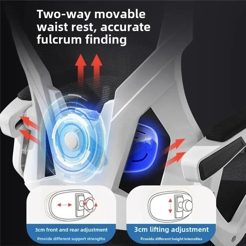 Computer Chair Home Office Chair Comfortable Sedentary Students Gaming Chairs Dormitory Chair Reclining Seat Ergonomic Ufficio