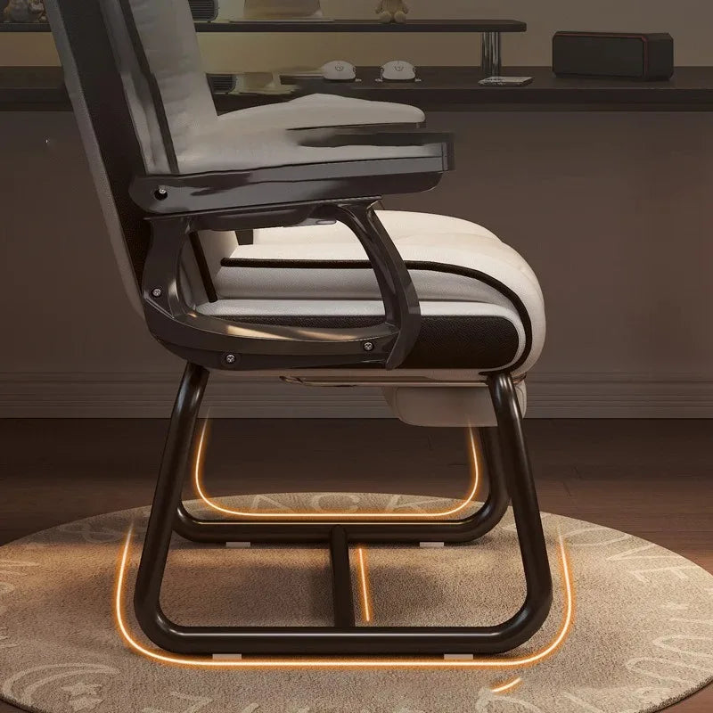 Leisure Gaming Adjustable Ergonomics Office Chair Bow-shaped Chair Home Comfortable Sitting Desk Silla Gamer Office Furniture