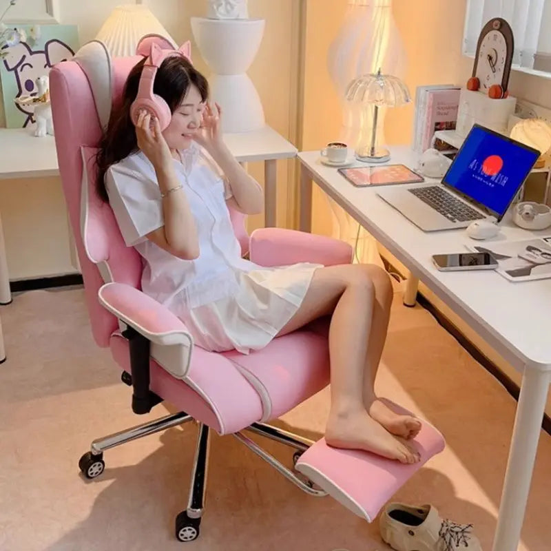 Computer Chair, Live Stream, Chair, Reclining, Comfortable Sedentary Office Chair, Bedroom Sofa, Dormitory College Student, Lazy