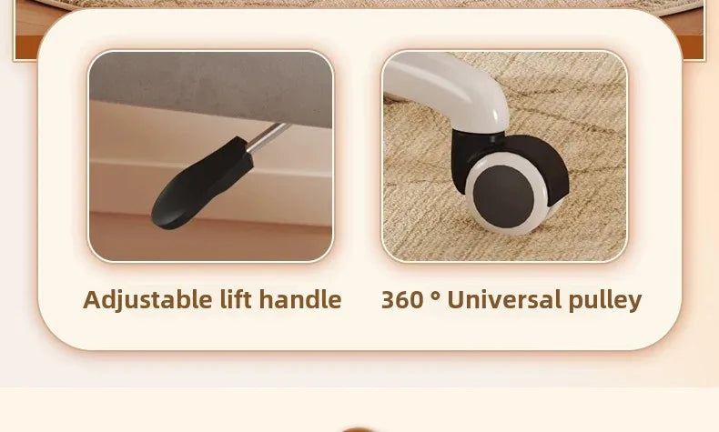 Prolonged Sitting Chair Comfortable Computer Seat Leather Backrest Chair Makeup Stool for Dormitory Study Versatile Seating