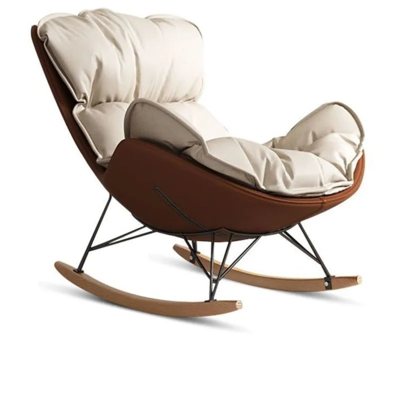 Light Luxury Leisure Style Rocking Lounge Chair Can Be Used For Balcony Rocking Chair Living Room Single Casual Lazy Sofa New