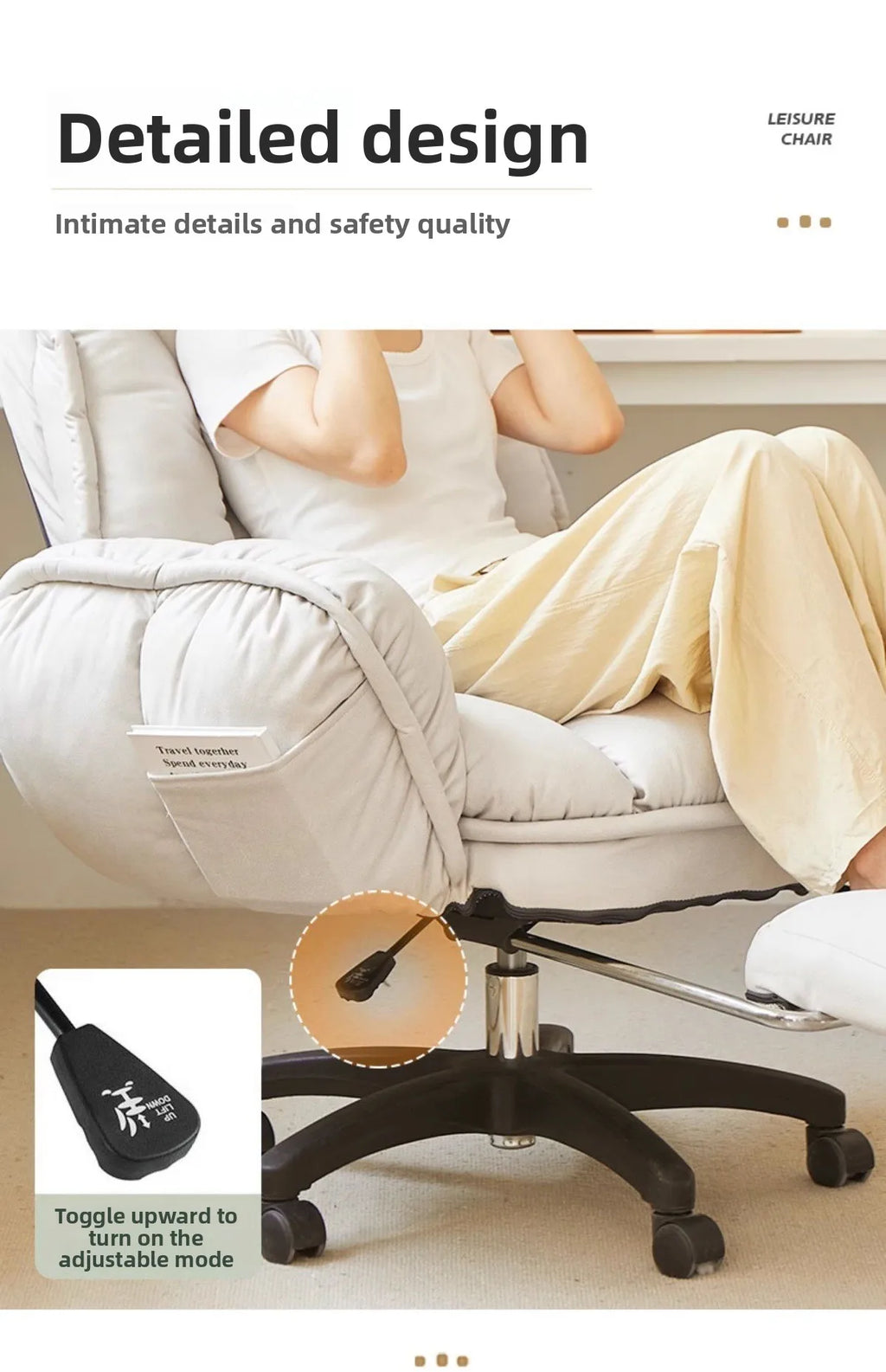 Computer Chair,bedroom,lazy Leisure Chair,comfortable Sitting Chair,office Chairs,backrest That Can Be Reclined,e-sports Chairs