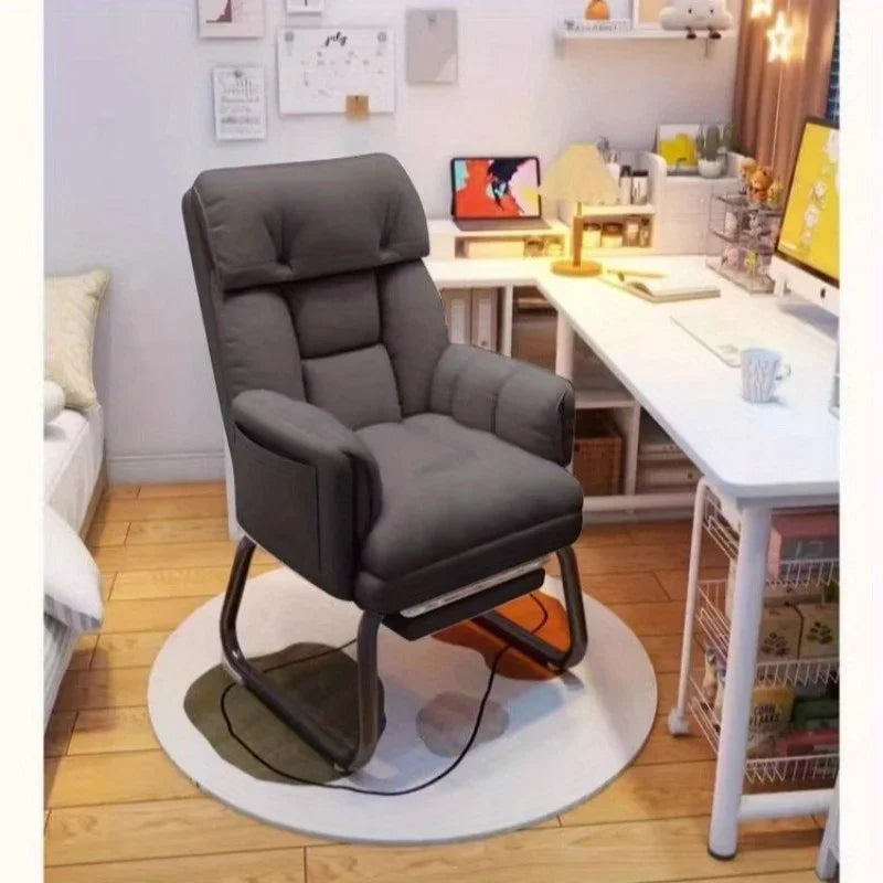 Home multifunctional office computer chair; Comfortable seated chair, family dormitory arched back chair