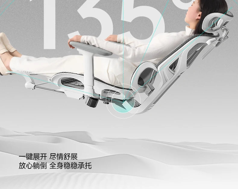 Chair Computer Chairs for Living Room Desk Footrest Adjustable Furniture White Gaming Chair Free Delivery Office Automation