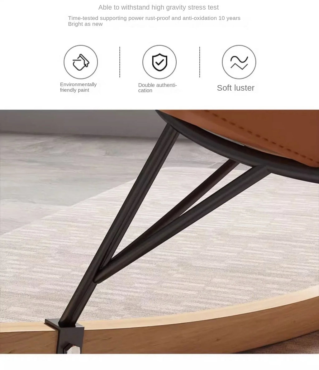 Light Luxury Leisure Style Rocking Lounge Chair Can Be Used For Balcony Rocking Chair Living Room Single Casual Lazy Sofa New