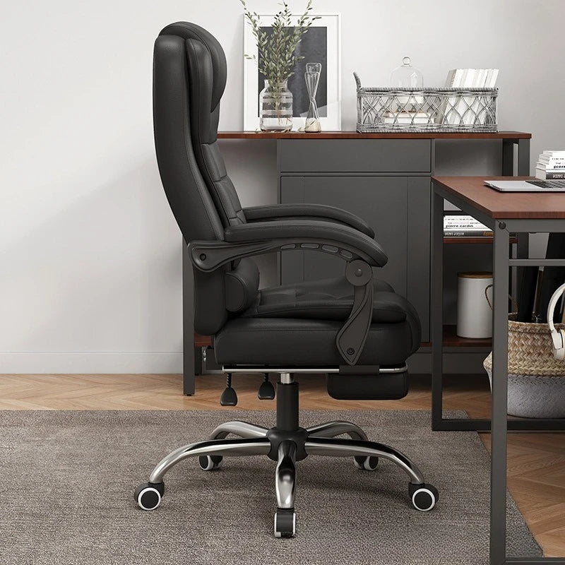 Computer chair Household comfortable boss chair Lifting swivel chair Recumbent back office chair