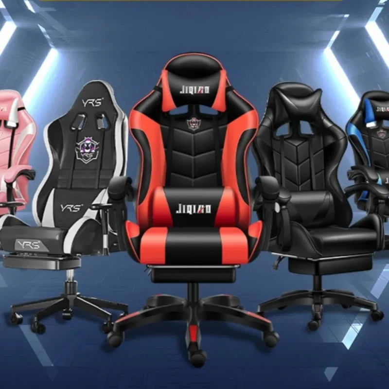 Ergonomic Gaming Chair E-sports Chair Comfortable Reclining Massage Rotating Sedentary Not Tired Silla Gamer Office Furniture