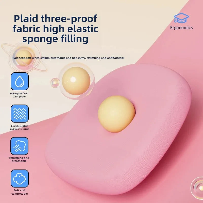 Mesh Task Chair 2024 Edition Pink Office Chair with Plush Padded Seat Swivel Adjustable Desk Chair Ergonomic Office Chair